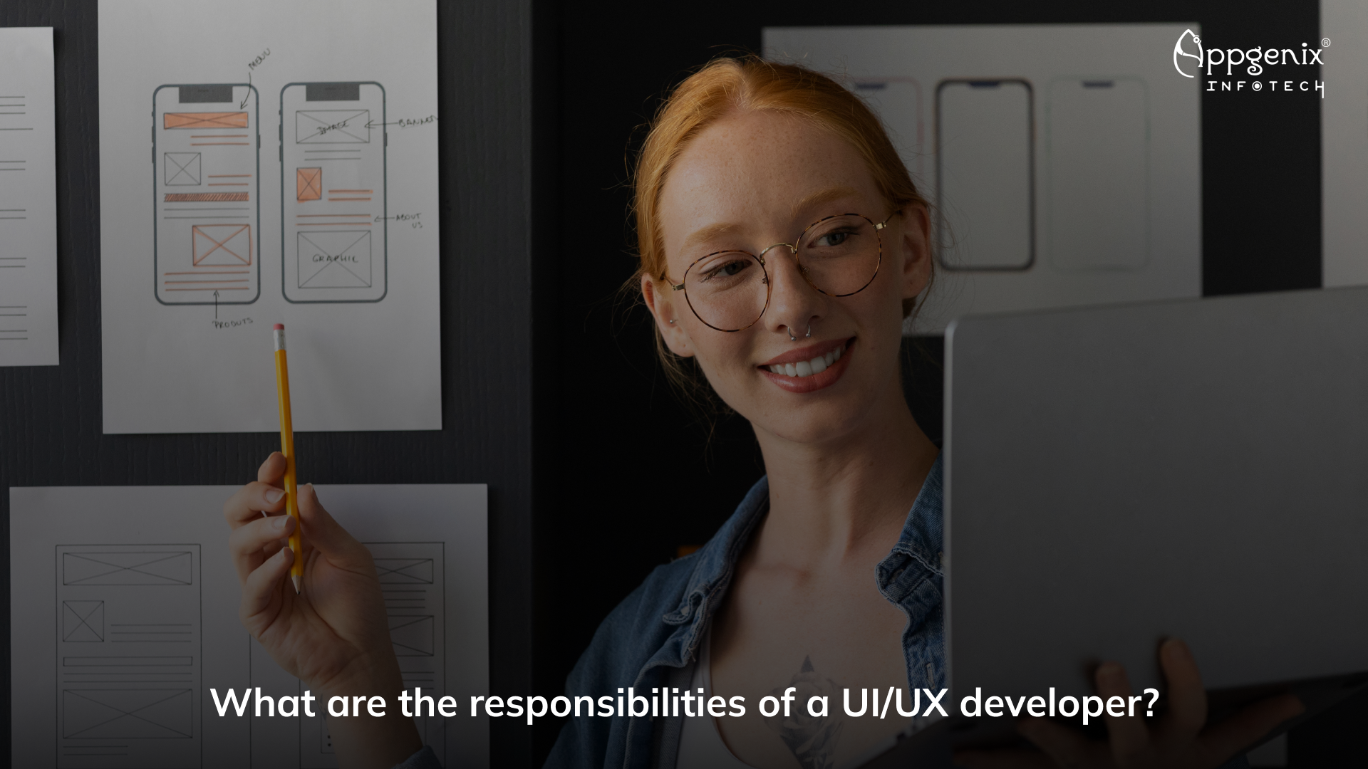 What are the responsibilities of a UI/UX developer?